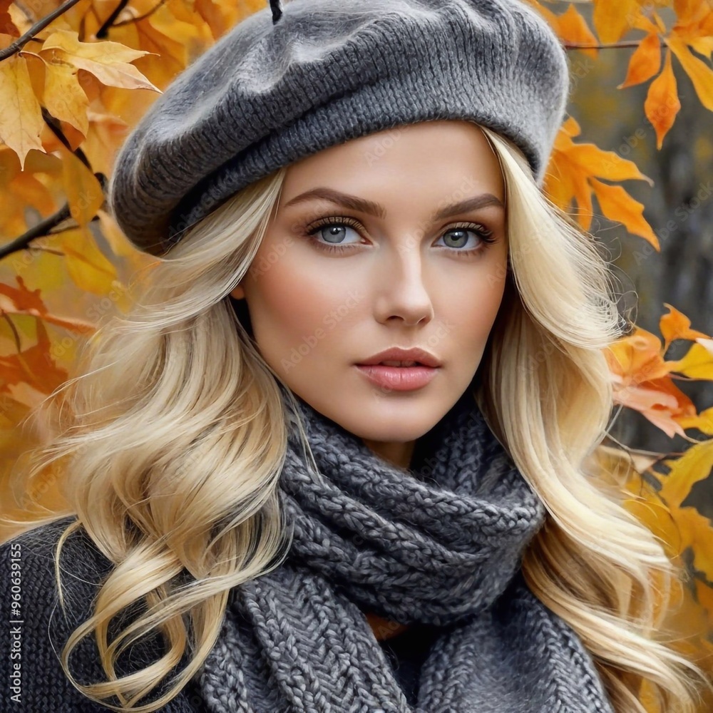 Frau im Herbst Frau im Herbst