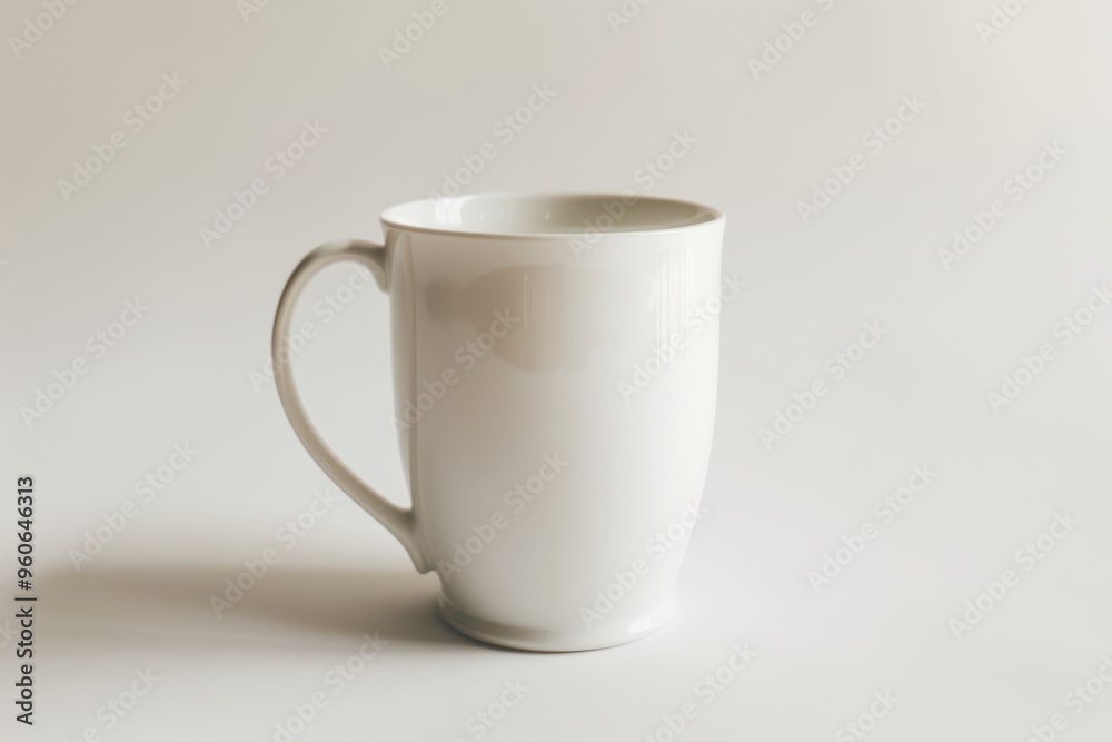 White mug on white background White mug on white background