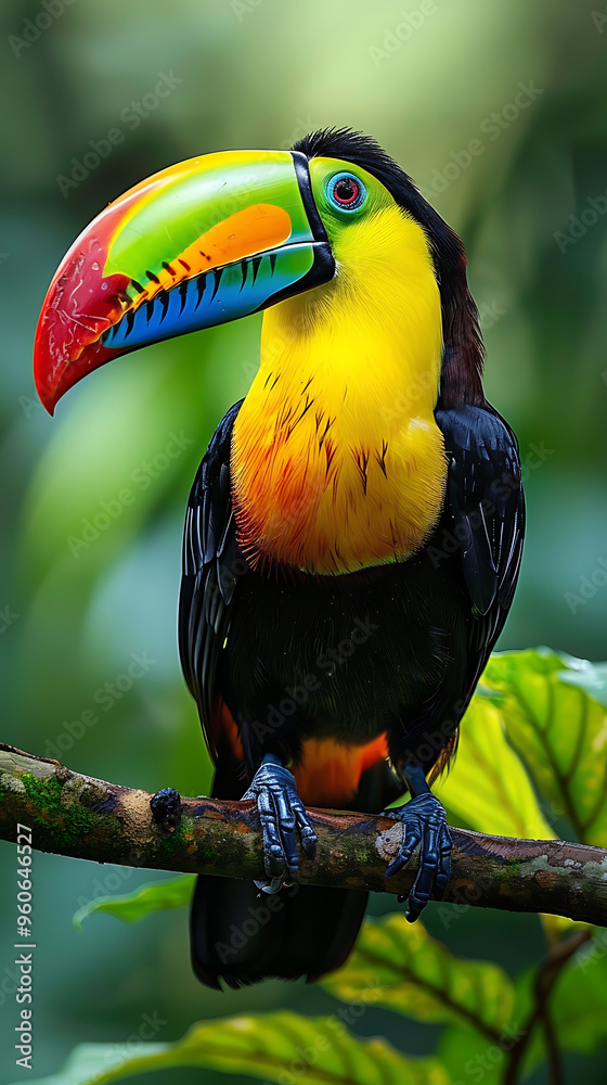 Fototapeta premium toucan on a tree