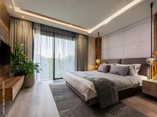 Chambre à coucher moderne