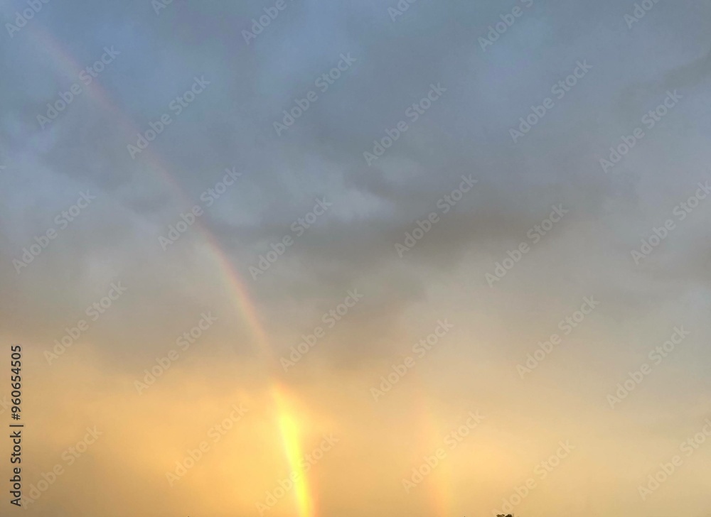 Rainbow in the clouds Rainbow in the clouds