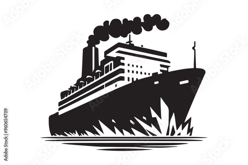 Icebreaker Silhouette Vector Illustrations – High-Quality Designs for Print & Web