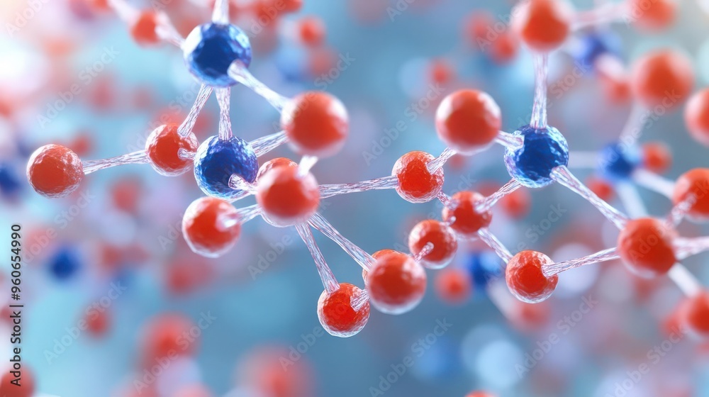 Molecular structures coming together to form a living cell, genetic design, creation of life Molecular structures coming together to form a living cell, genetic design, creation of life