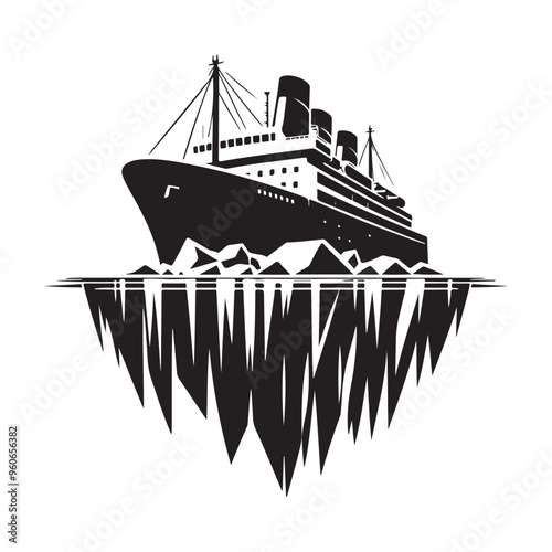 Icebreaker Silhouette Vector Illustrations – High-Quality Designs for Print & Web