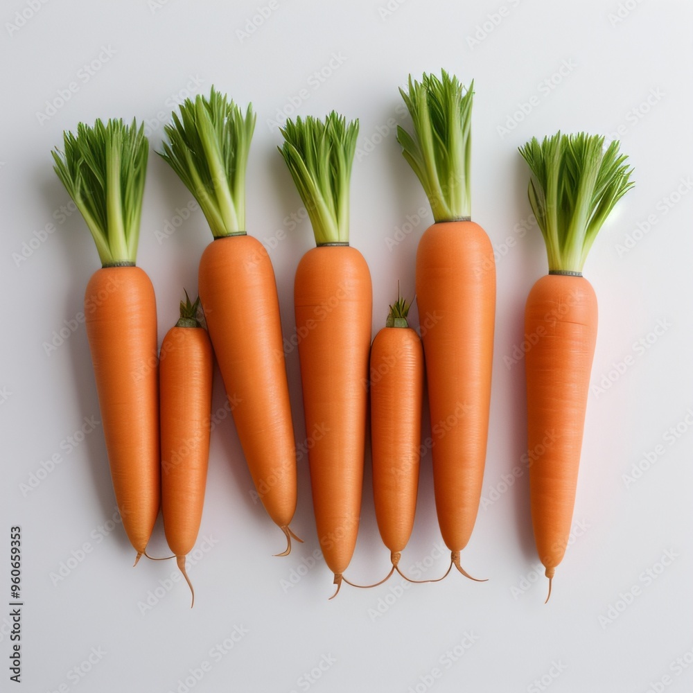 Fresh Carrots on White Background
Fresh Carrots on White Background