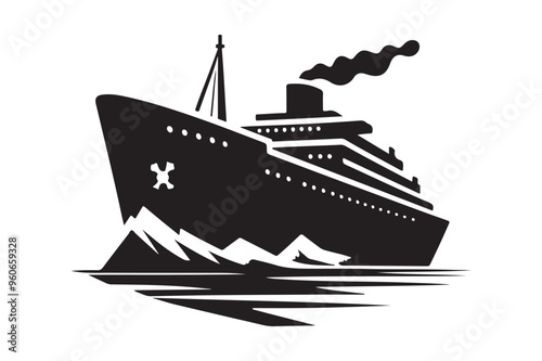 Icebreaker Silhouette Vector Illustrations – High-Quality Designs for Print & Web