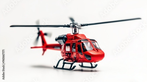 Close-up Shot of Plastic Toy Helicopter with SPi.