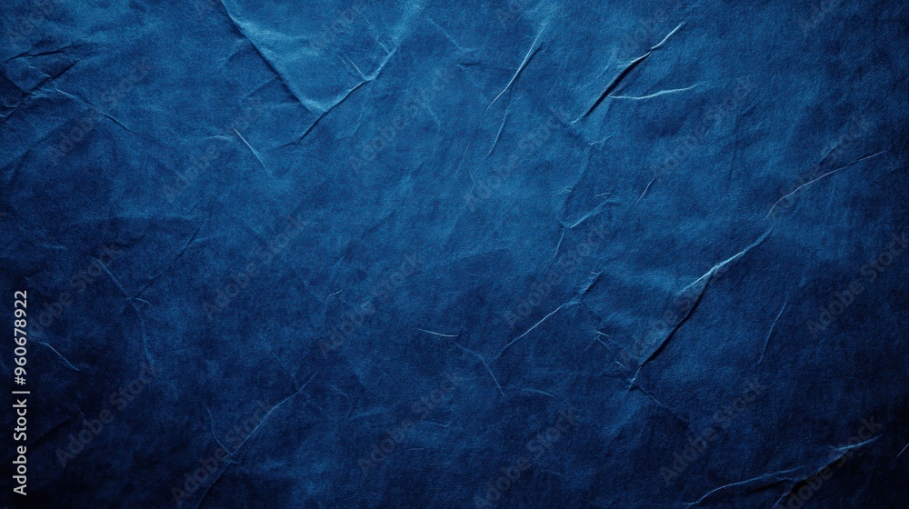 Obraz premium Abstract Crumpled Blue Texture
