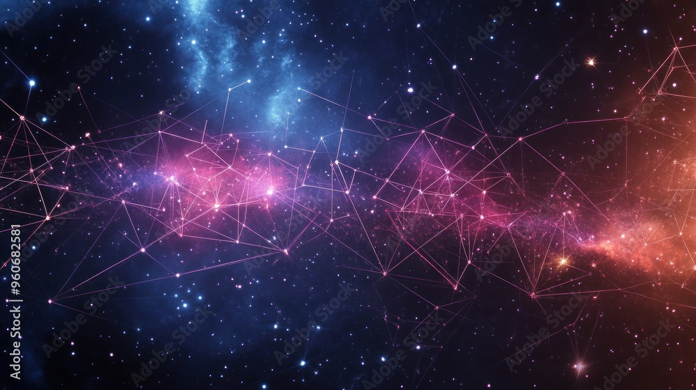 Interconnected Stars and Nebulae in a Cosmic Web Interconnected Stars and Nebulae in a Cosmic Web