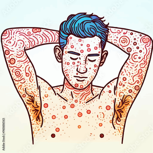 acne, psoriasis, eczema, vitiligo, alopecia, hyperpigmentation, rosacea, herpes, dermatitis, shingles, lupus, melanoma, warts, wrinkles, face, 