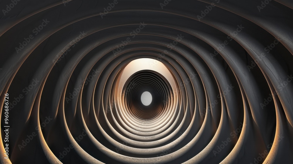 Fototapeta premium Abstract circular concept has a circle background. The design is graphic and round.