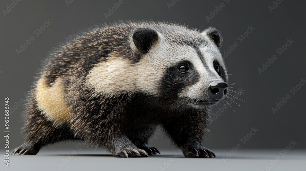 Close-up of a European Badger Close-up of a European Badger