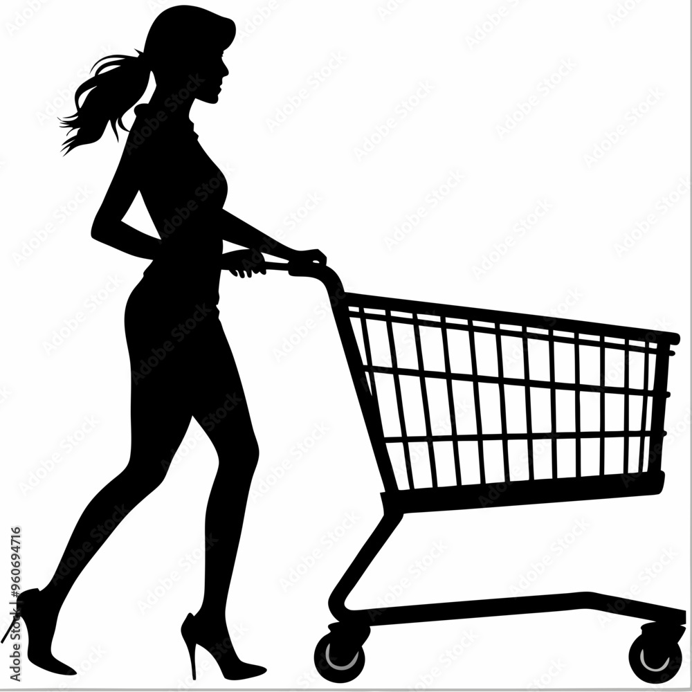 black Friday shopping svg vector woman with shopping cart,shopping black Friday shopping svg vector woman with shopping cart,shopping