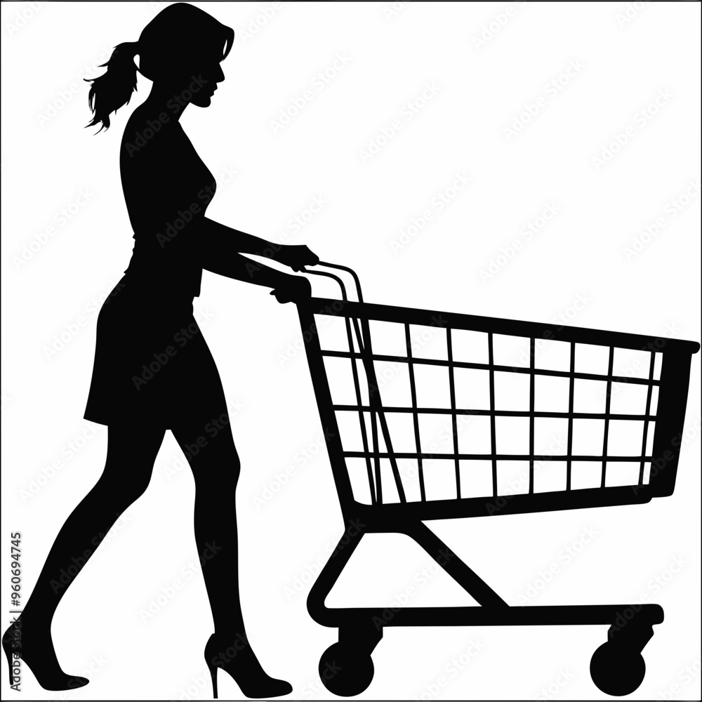 black Friday shopping svg vector woman with shopping cart,shopping black Friday shopping svg vector woman with shopping cart,shopping