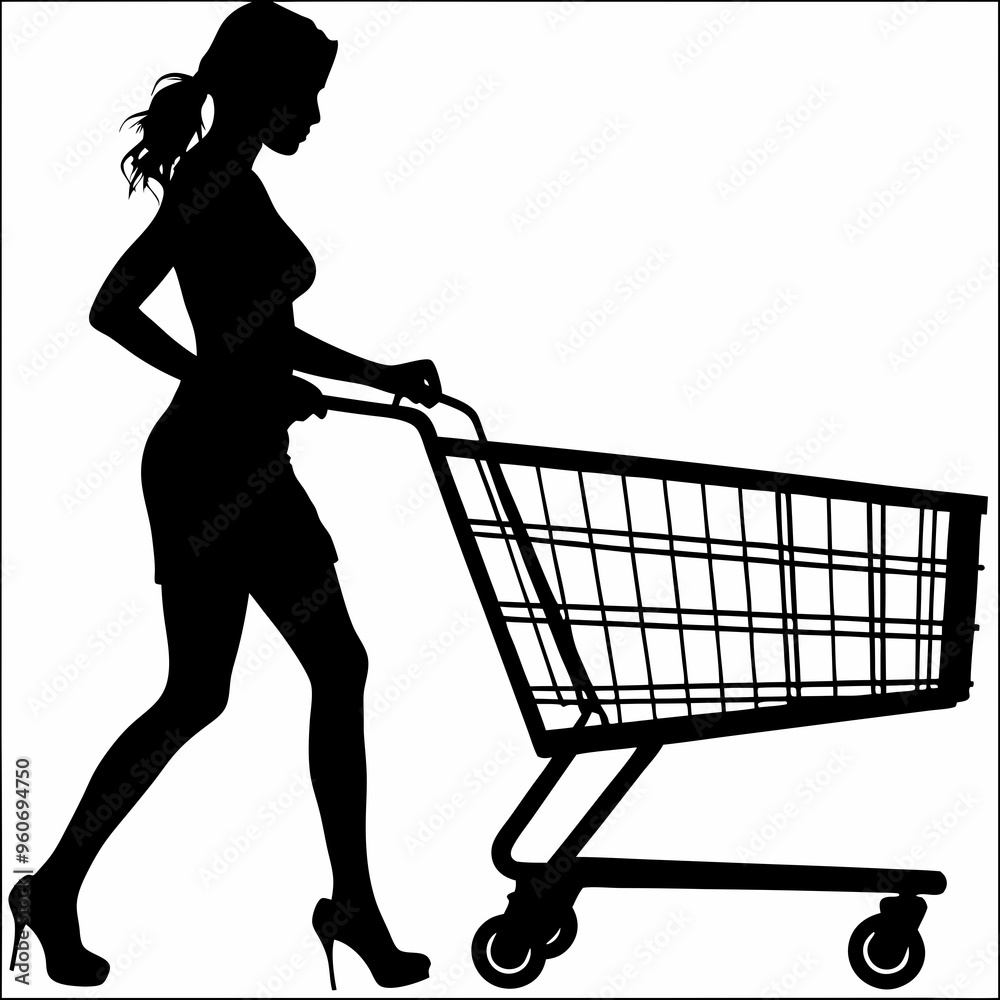 black Friday shopping svg vector woman with shopping cart,shopping black Friday shopping svg vector woman with shopping cart,shopping