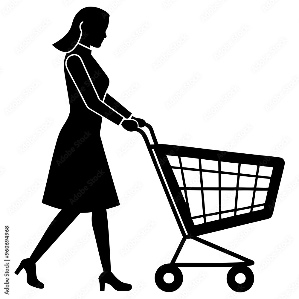 black Friday shopping svg vector woman with shopping cart,shopping black Friday shopping svg vector woman with shopping cart,shopping