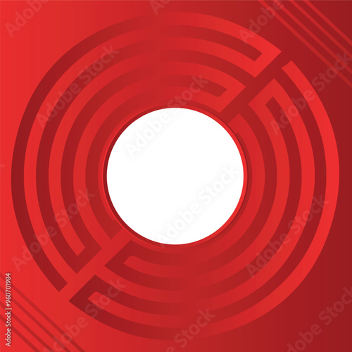 Gradient red helical, spiraling, curl and curly shape. spiral, twirl, swirl illustration. twine design element over single-color, monochrome background, backdrop. helix, volute