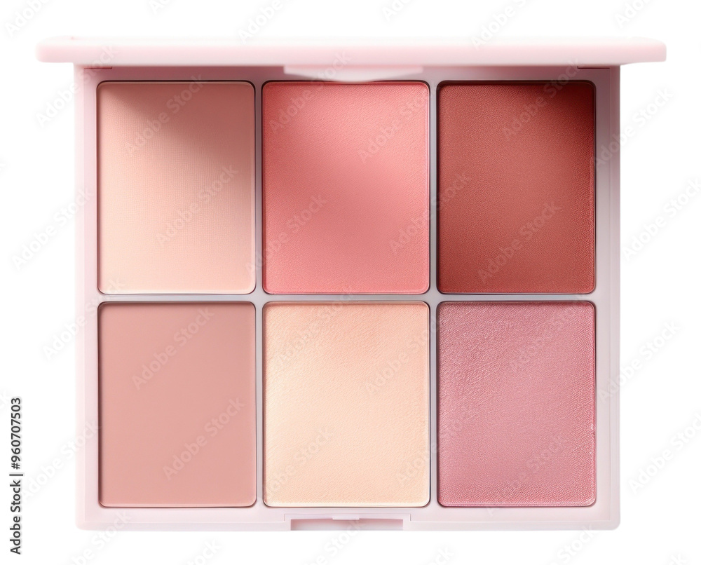 PNG Blush palette cosmetics white background variation. PNG Blush palette cosmetics white background variation.