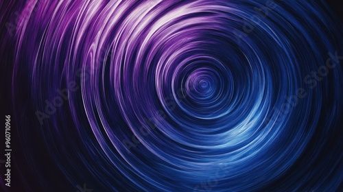 Abstract swirl of vibrant purple and blue hues, creating a mesmerizing spiral effect.