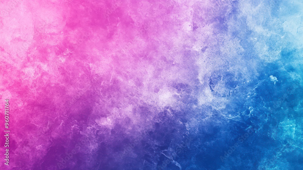 Fototapeta premium A vibrant abstract background blending shades of pink and blue, creating a dreamy and atmospheric effect.