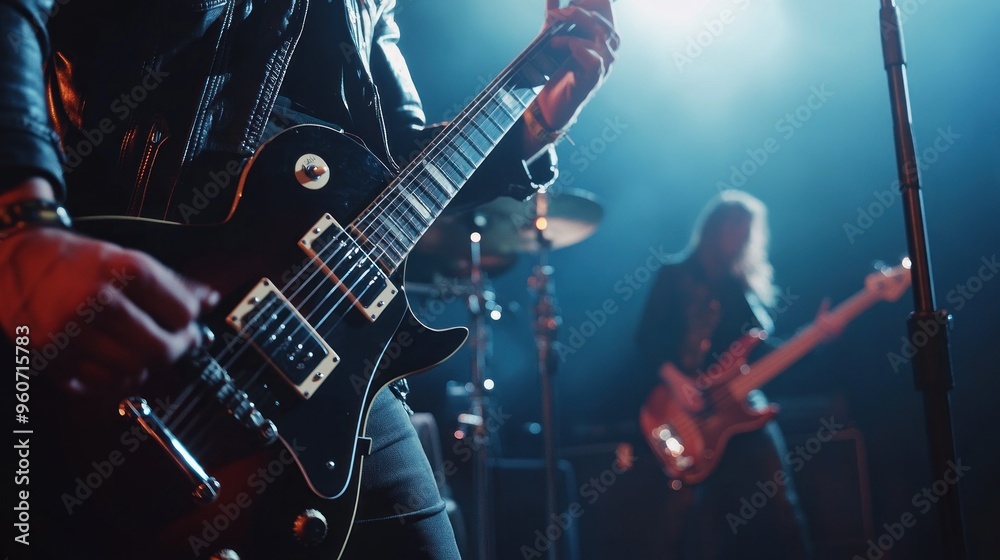 Naklejka premium Rock Band Performance