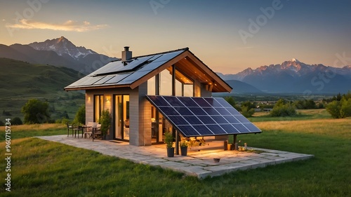 Fototapeta Naklejka Na Ścianę i Meble -  house in the mountains