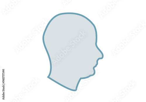 Silueta de cabeza de persona