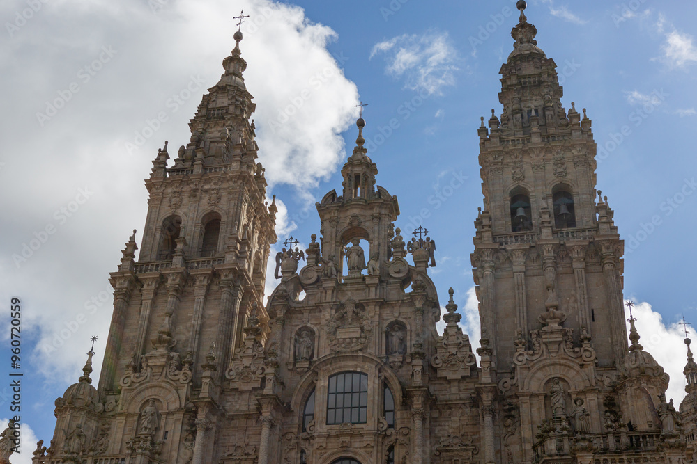 Santiago de Compostela Cathedral - beautiful architcture and details Santiago de Compostela Cathedral - beautiful architcture and details