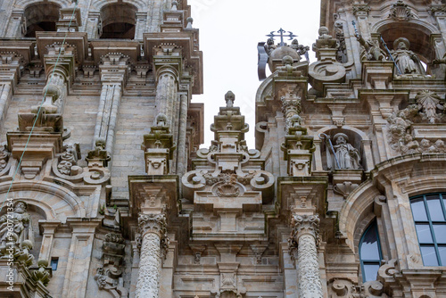 Santiago de Compostela Cathedral - beautiful architcture and details 