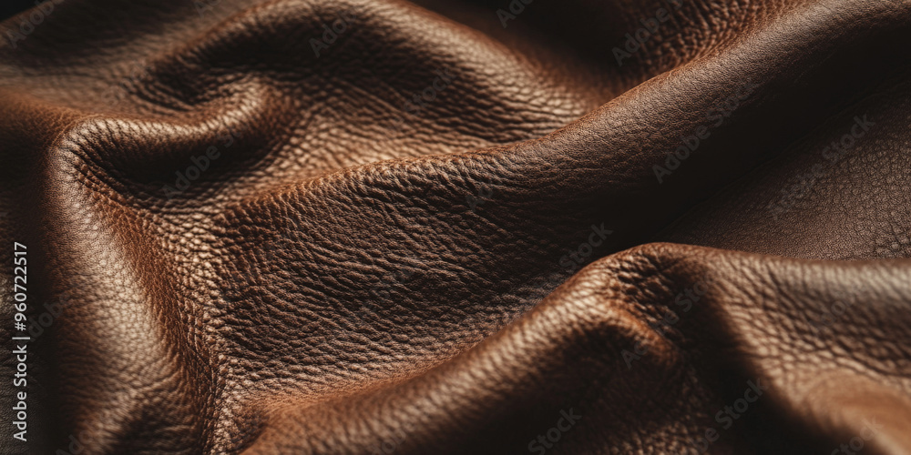 A brown textured surface with a rich, leather-like texture, featuring natural creases and slight imperfections. A brown textured surface with a rich, leather-like texture, featuring natural creases and slight imperfections.