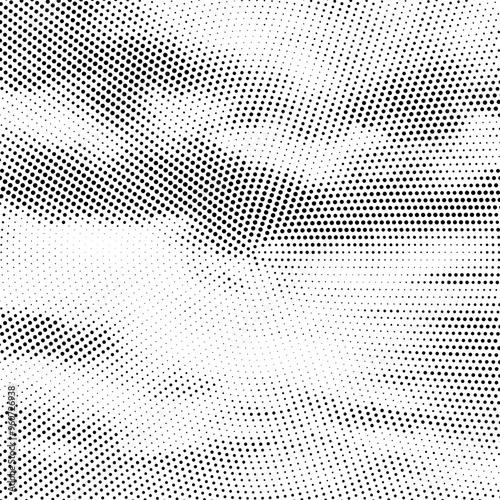 Vector Halftone Pattern. Set of Dots. Dotted Texture on White Background. Overlay Grunge Template. Distress Linear Design. Fade Monochrome Points. Pop Art Backdrop.