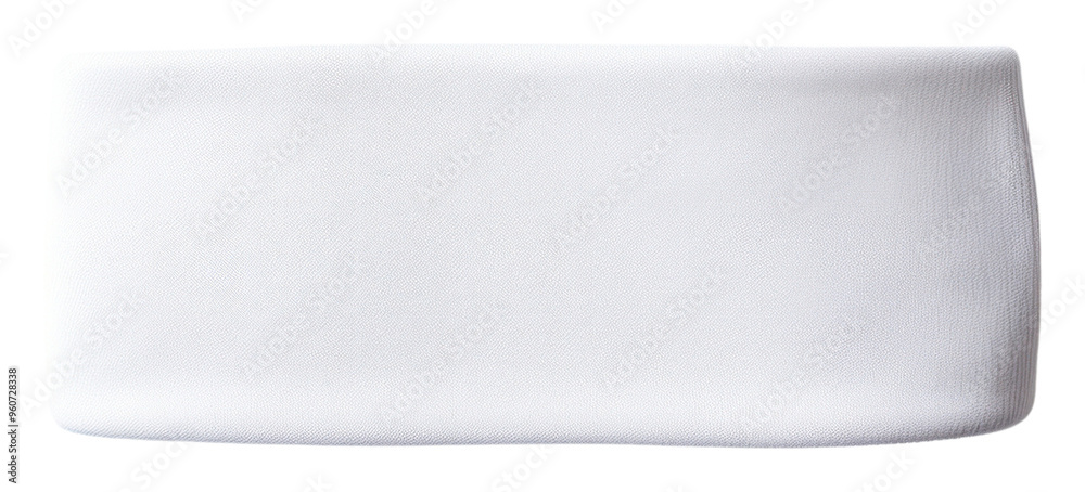PNG White Sweatband on the white background PNG White Sweatband on the white background
