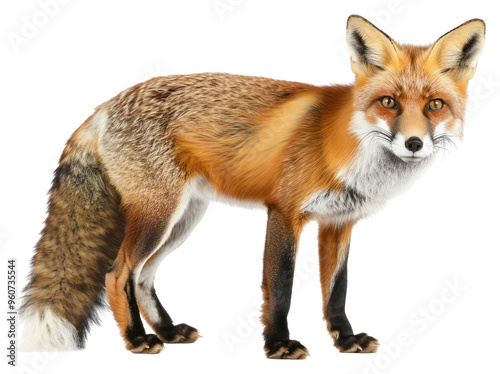 PNG Red fox wildlife on the white background