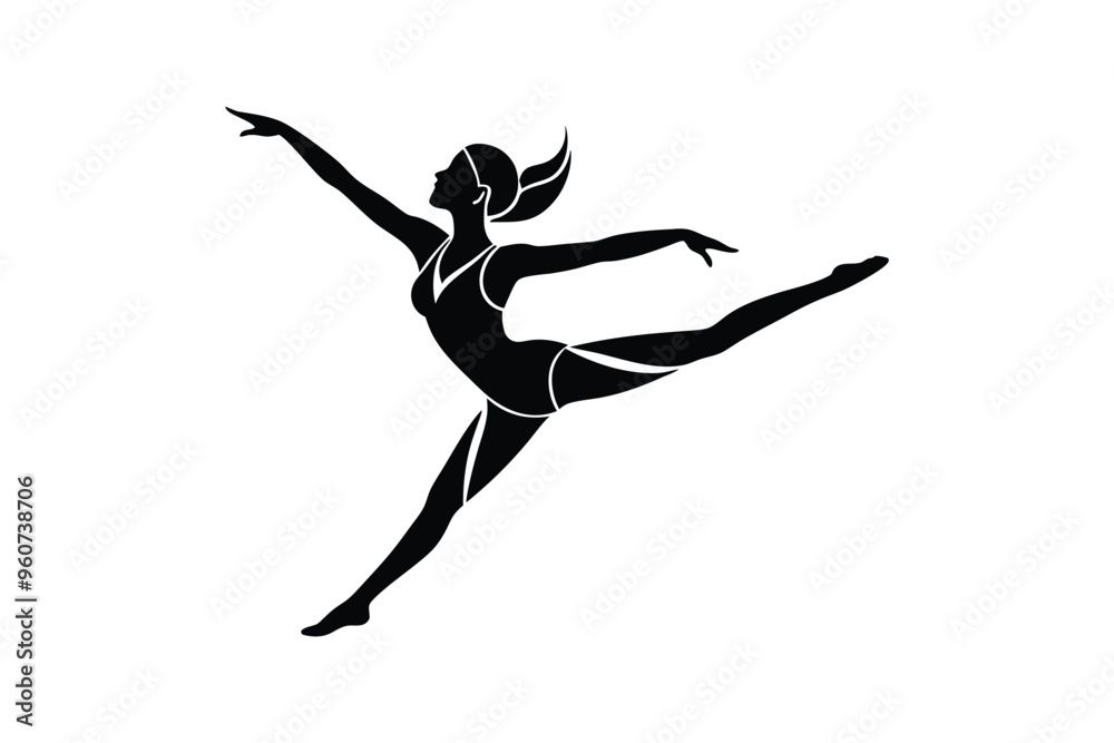 Gymnastic silhouette vector design Gymnastic silhouette vector design