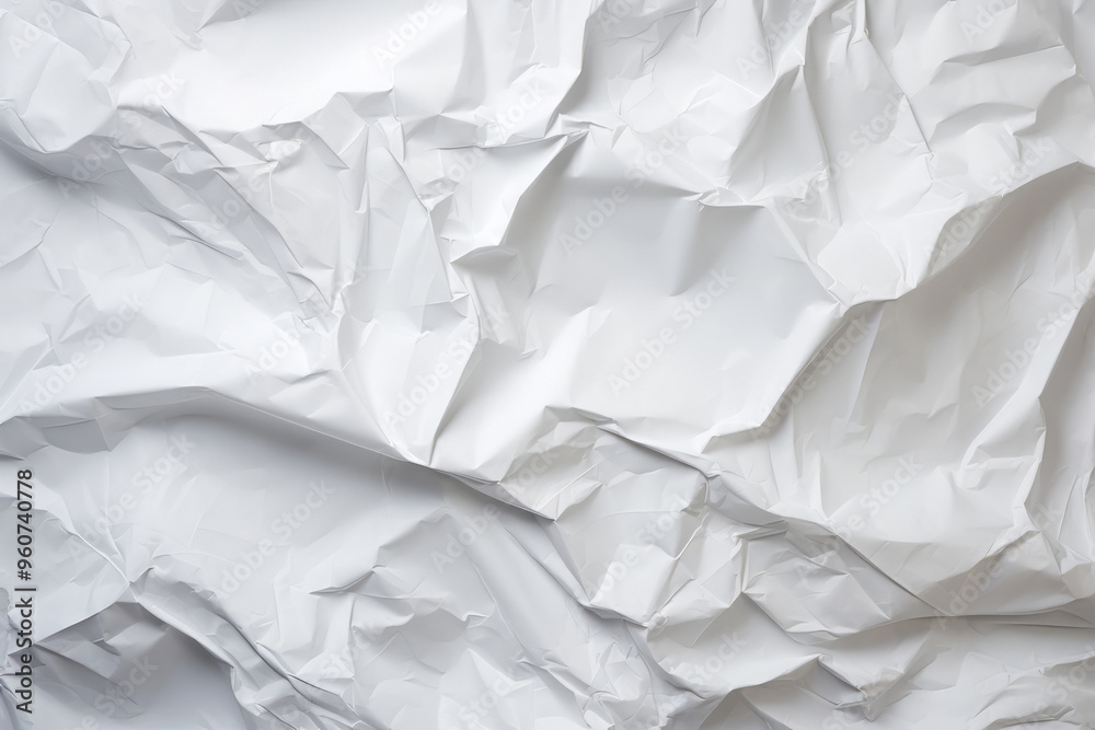 Processed collage of crumpled white paper sheet texture. Background for banner, backdrop or texture Processed collage of crumpled white paper sheet texture. Background for banner, backdrop or texture
