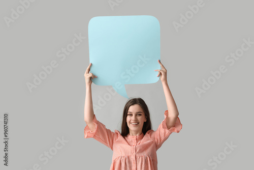 Beautiful happy young woman...