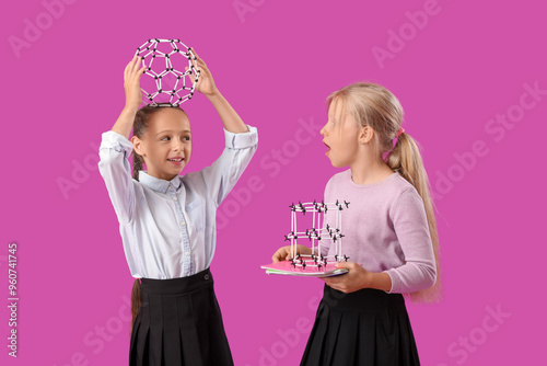 Little classmates in stylis...