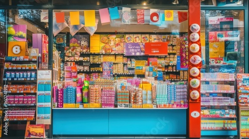 Colorful Storefront Display