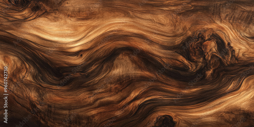 A brown textured surface with a polished, glossy wood grain, featuring deep, rich hues and natural patterns. A brown textured surface with a polished, glossy wood grain, featuring deep, rich hues and natural patterns.