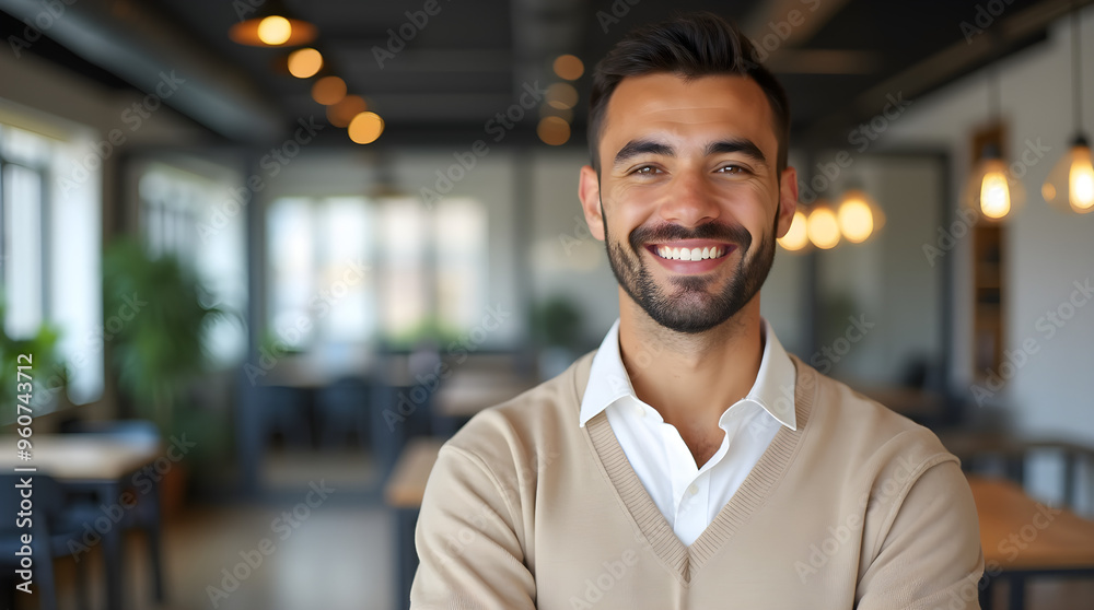 Fototapeta premium Professional Man in Modern Office Space