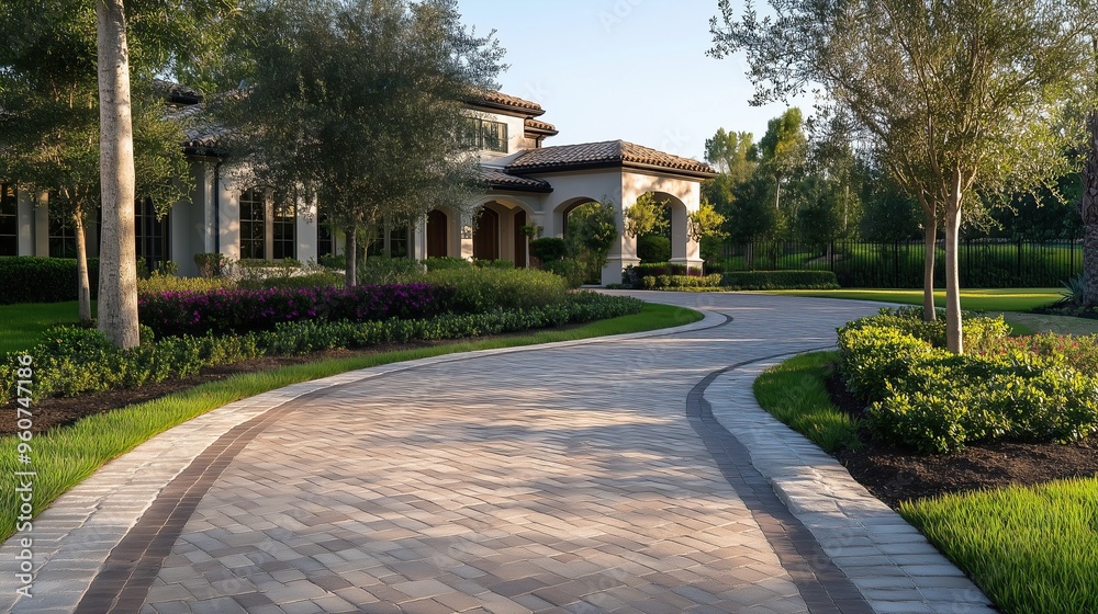 Fototapeta premium driveway design