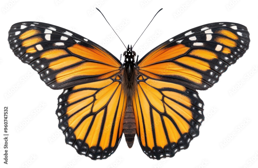 Obraz premium PNG Viceroy butterfly insect on the white background