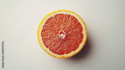 sliced grapefruit