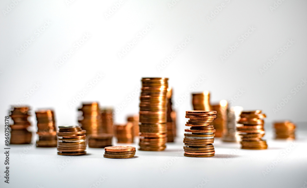 coins on the table