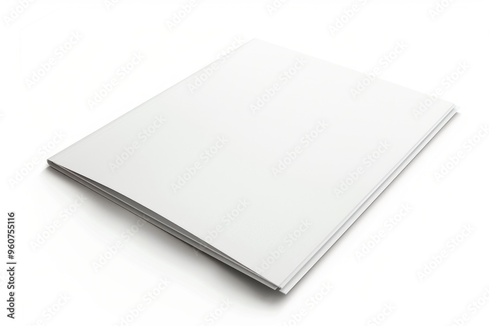 A white book lying open on a white surface A white book lying open on a white surface