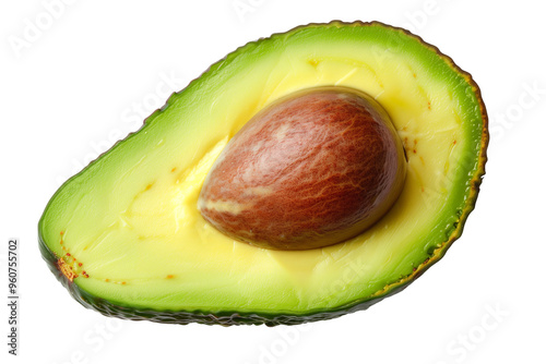 avocado isolated on white background