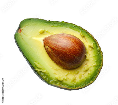 avocado isolated on white background photo