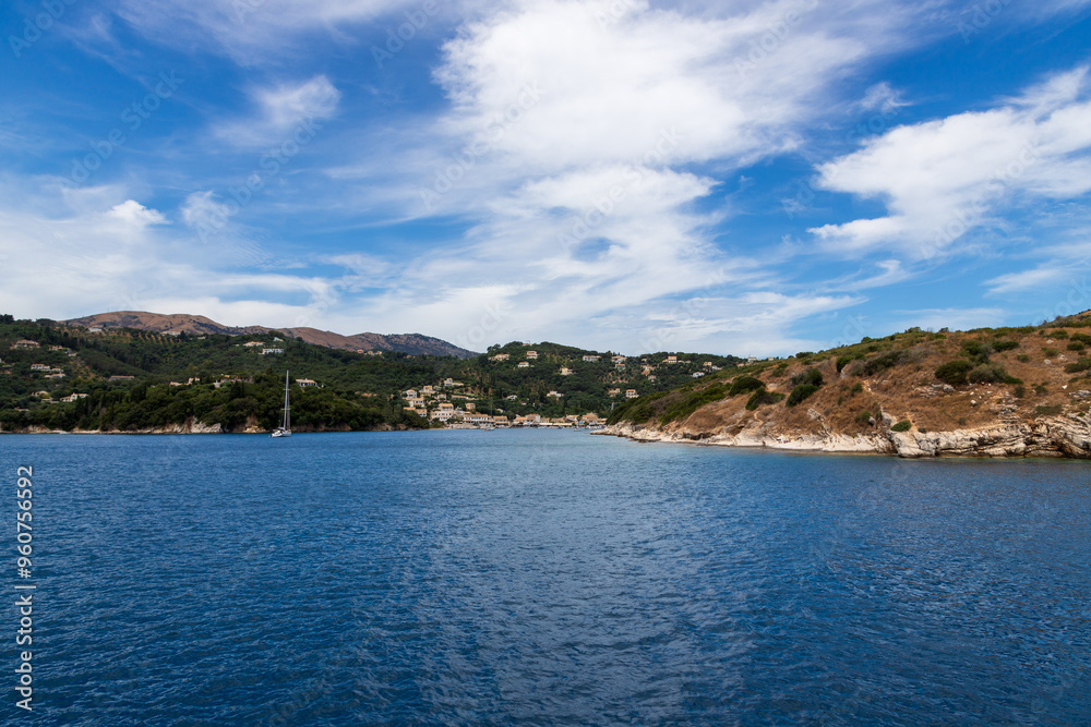 Summer off the coast of Corfu, Greece Summer off the coast of Corfu, Greece