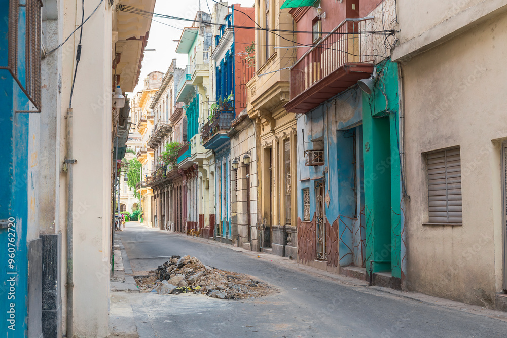 One of the streets of Havana - Cuba One of the streets of Havana - Cuba