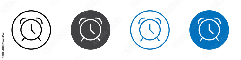 Stop watch icon flat editable icon mark set. Stop watch icon flat editable icon mark set.